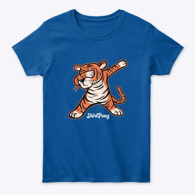 Tiger Dab Womens Tee